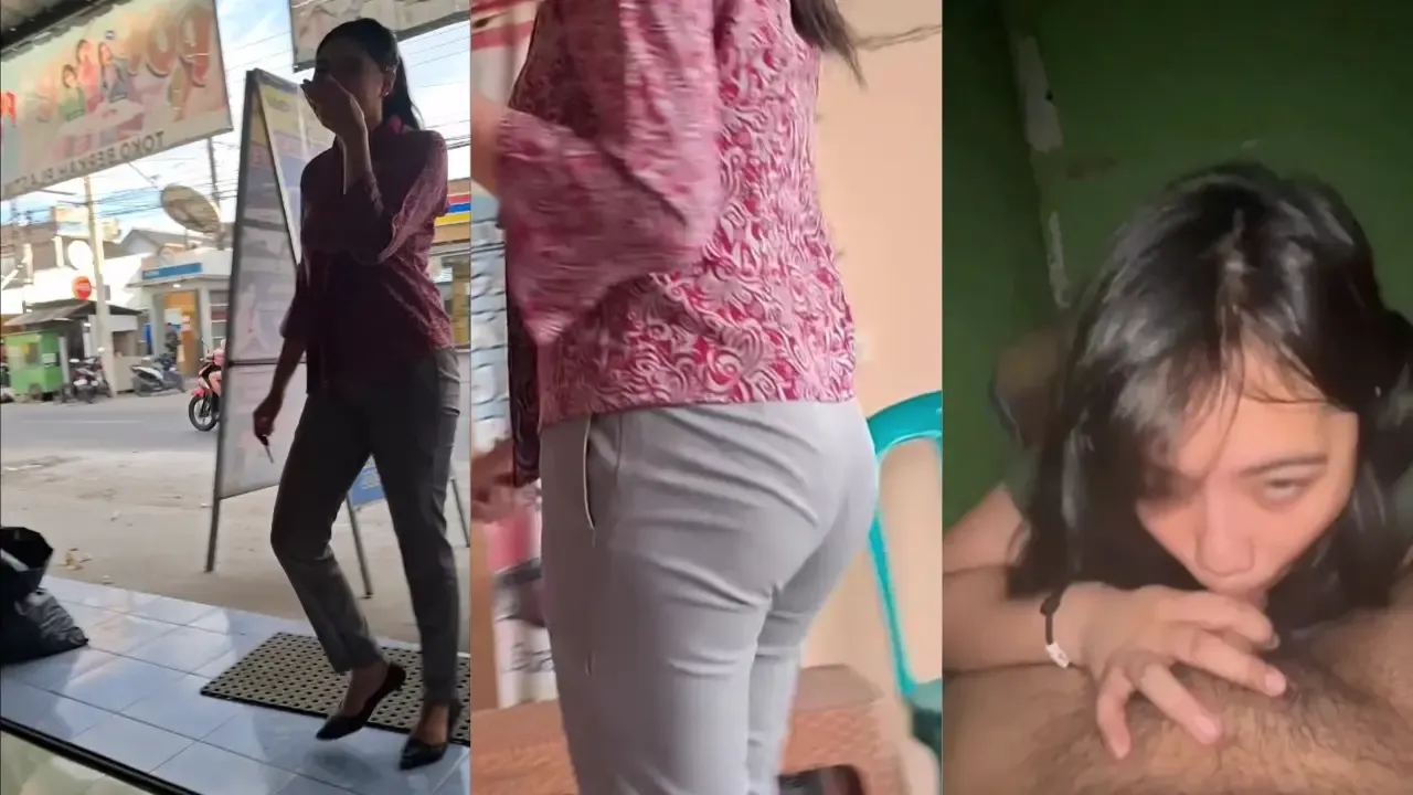 Selalu datang terlambat pramugari bus dihukum nyepong sama p...