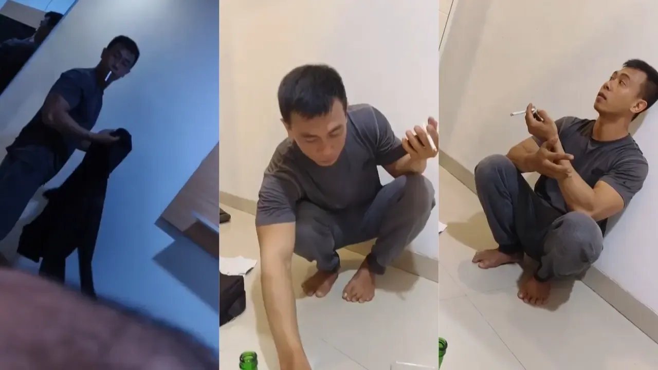 gimana gak puas sampai banjir dapat laki begini perkasa nya...