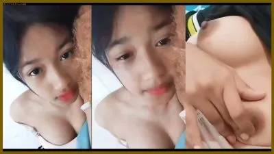 VCS Sama Cewek Imut Polos Baru Bangun Tidur, Toket Montok Kelihatan!